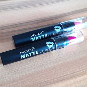 Nabi Matte Lip Color, Lip Crayons 2 colors